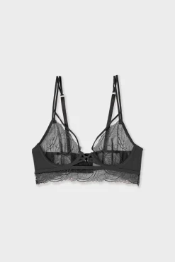 Hot ETAM Soutien-gorge bustier en dentelle NOIR