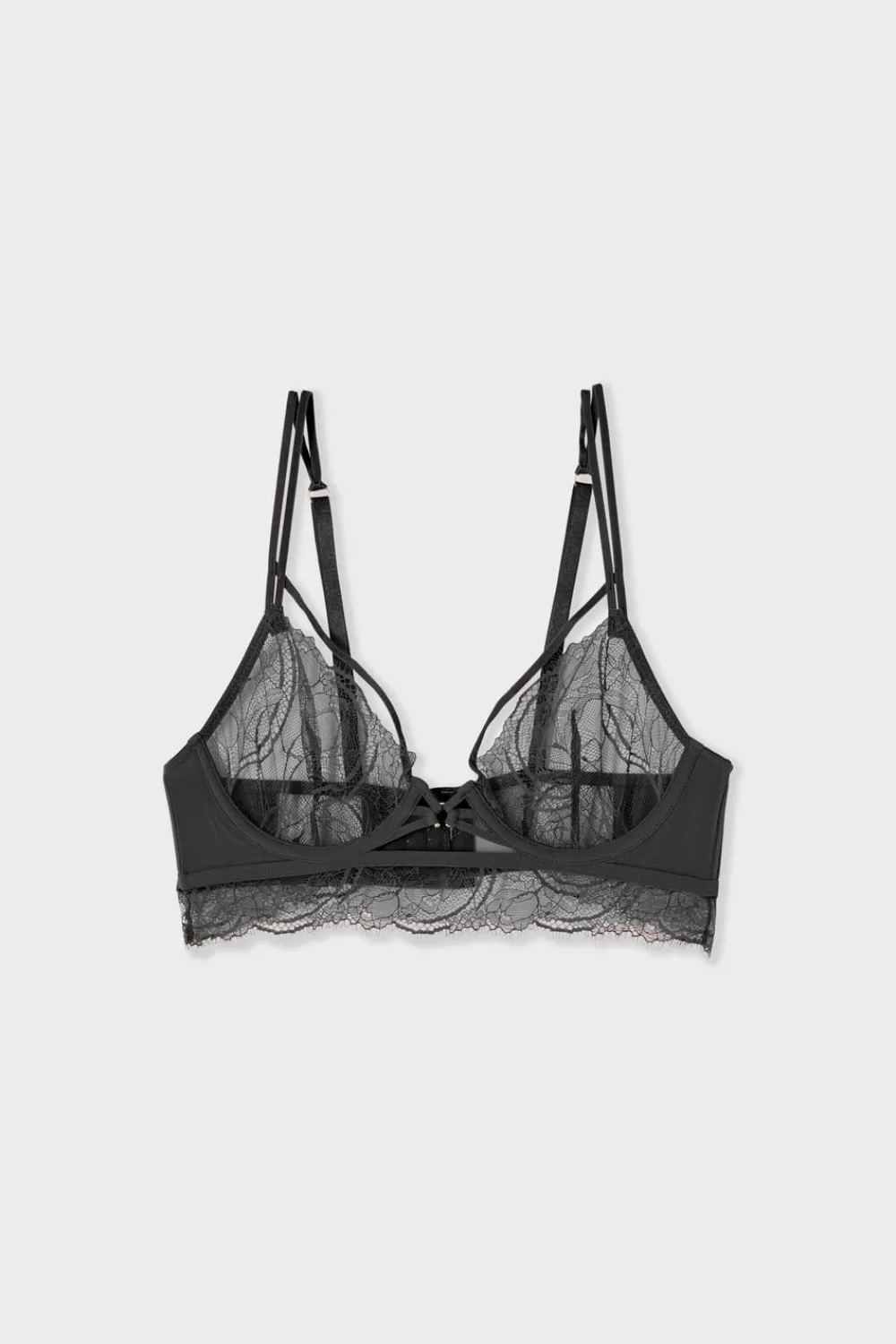 Hot ETAM Soutien-gorge bustier en dentelle NOIR