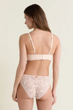 Discount ETAM Soutien-gorge N.8 - Le triangle sans armatures en dentelle BLUSH