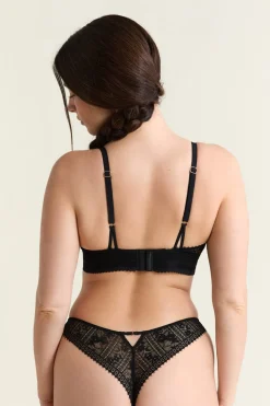 Best ETAM Soutien-gorge N.8 - Le triangle sans armatures en dentelle NOIR