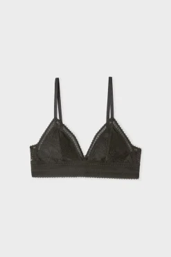 Best ETAM Soutien-gorge N.8 - Le triangle sans armatures en dentelle NOIR