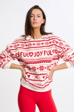 Outlet ETAM Sudadera con estampado ROJO