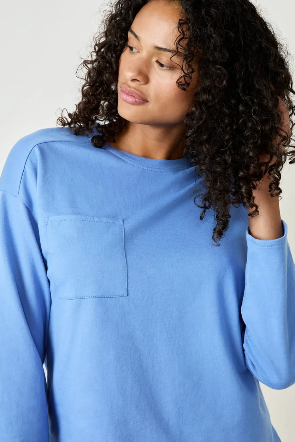 New ETAM Sudadera de pijama AZUL CLARO