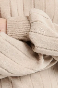 Outlet ETAM Sudadera de pijama con cuello redondo TAUPE