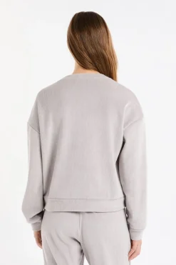 Clearance ETAM Sudadera de pijama con cuello redondo GRIS