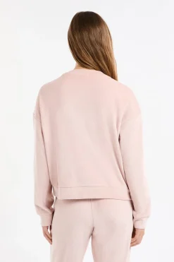 Clearance ETAM Sudadera de pijama con cuello redondo ROSA EMPOLVADO