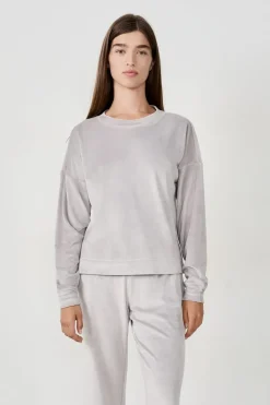 Online ETAM Sudadera de pijama de terciopelo GRIS