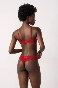ETAM Sujetador Nº 2 - El push-up escote pronunciado ROJO