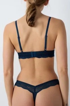 Clearance ETAM Sujetador Nº 8 - Triángulo sin aros AZUL TINTA