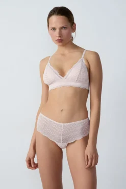 Clearance ETAM Sujetador Nº 8 - Triángulo sin aros ROSA P&Aacute;LIDO