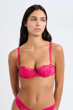 Sale ETAM Sujetador balconette de encaje PETUNIA