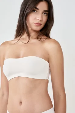 Online ETAM Sujetador bandeau aros suaves tirantes desmontables CRUDO