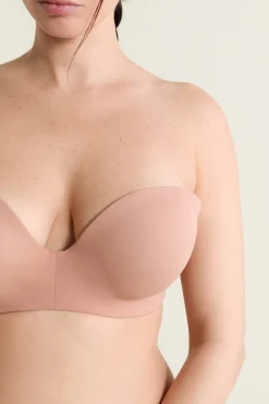 Hot ETAM Sujetador bandeau, copas C-E, tirantes desmontables MAQUILLAJE