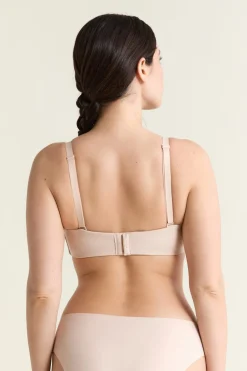 Hot ETAM Sujetador bandeau, copas C-E, tirantes desmontables BLANCO ROTO