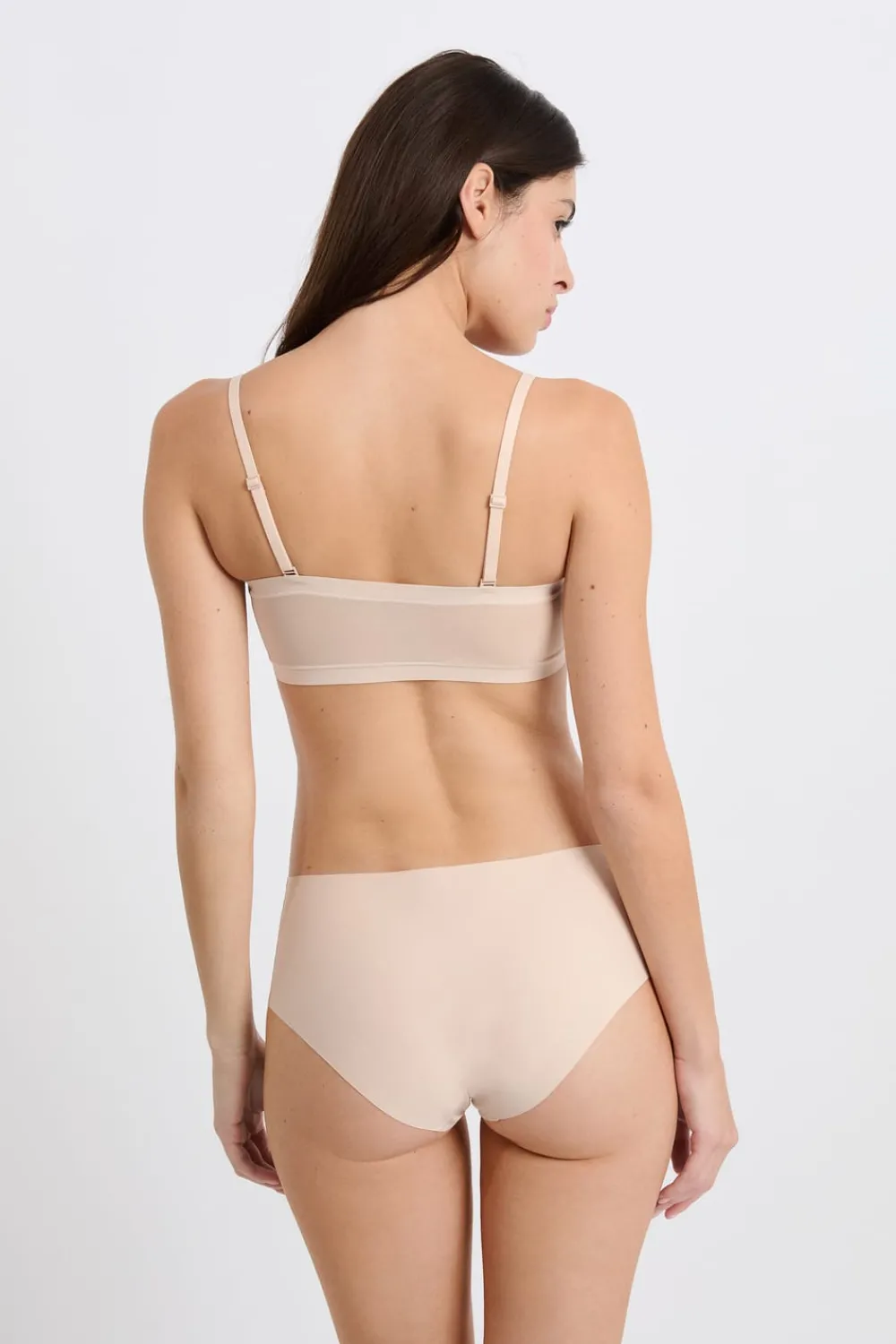 Sale ETAM Sujetador bandeau de microfibra BLANCO ROTO