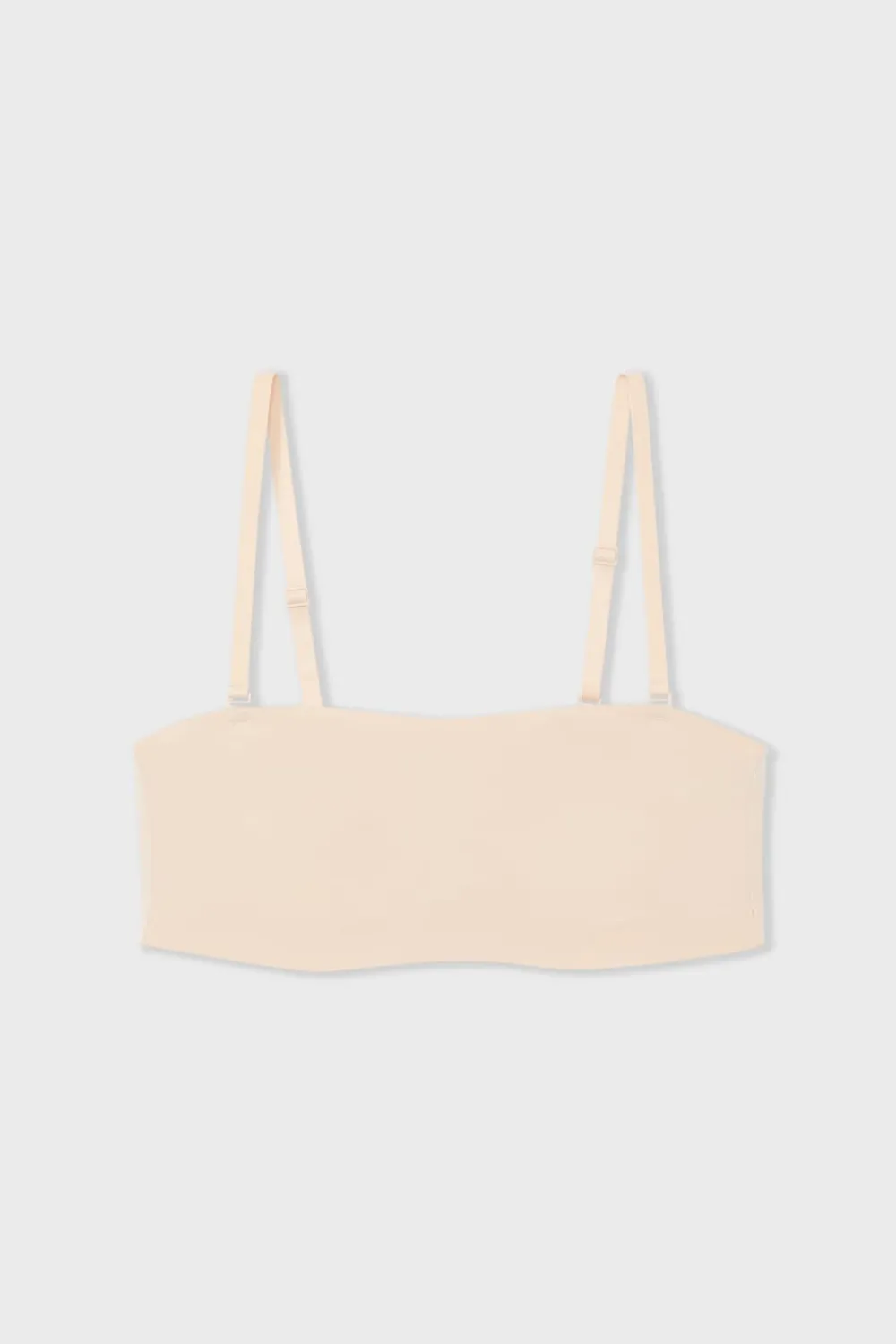 Sale ETAM Sujetador bandeau de microfibra BLANCO ROTO