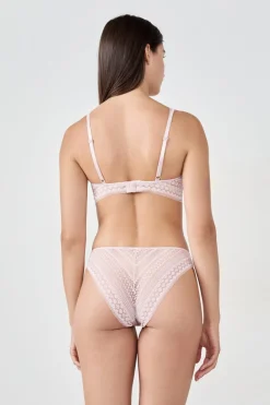 Outlet ETAM Sujetador bandeau foulard ROSA EMPOLVADO