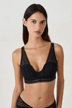 Online ETAM Sujetador bandeau foulard NEGRO
