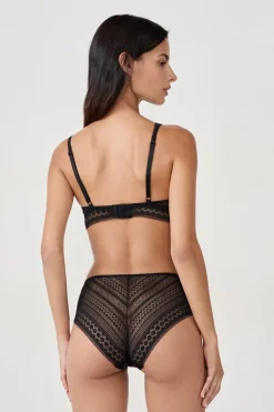 Online ETAM Sujetador bandeau foulard NEGRO
