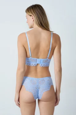 Sale ETAM Sujetador clásico de encaje AZUL