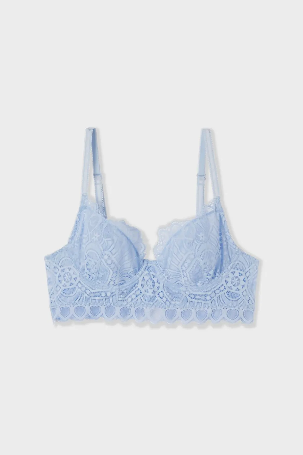 Sale ETAM Sujetador clásico de encaje AZUL