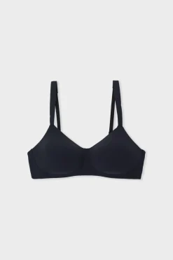 Discount ETAM Sujetador con copas finas sin aros post-mastectomía NEGRO
