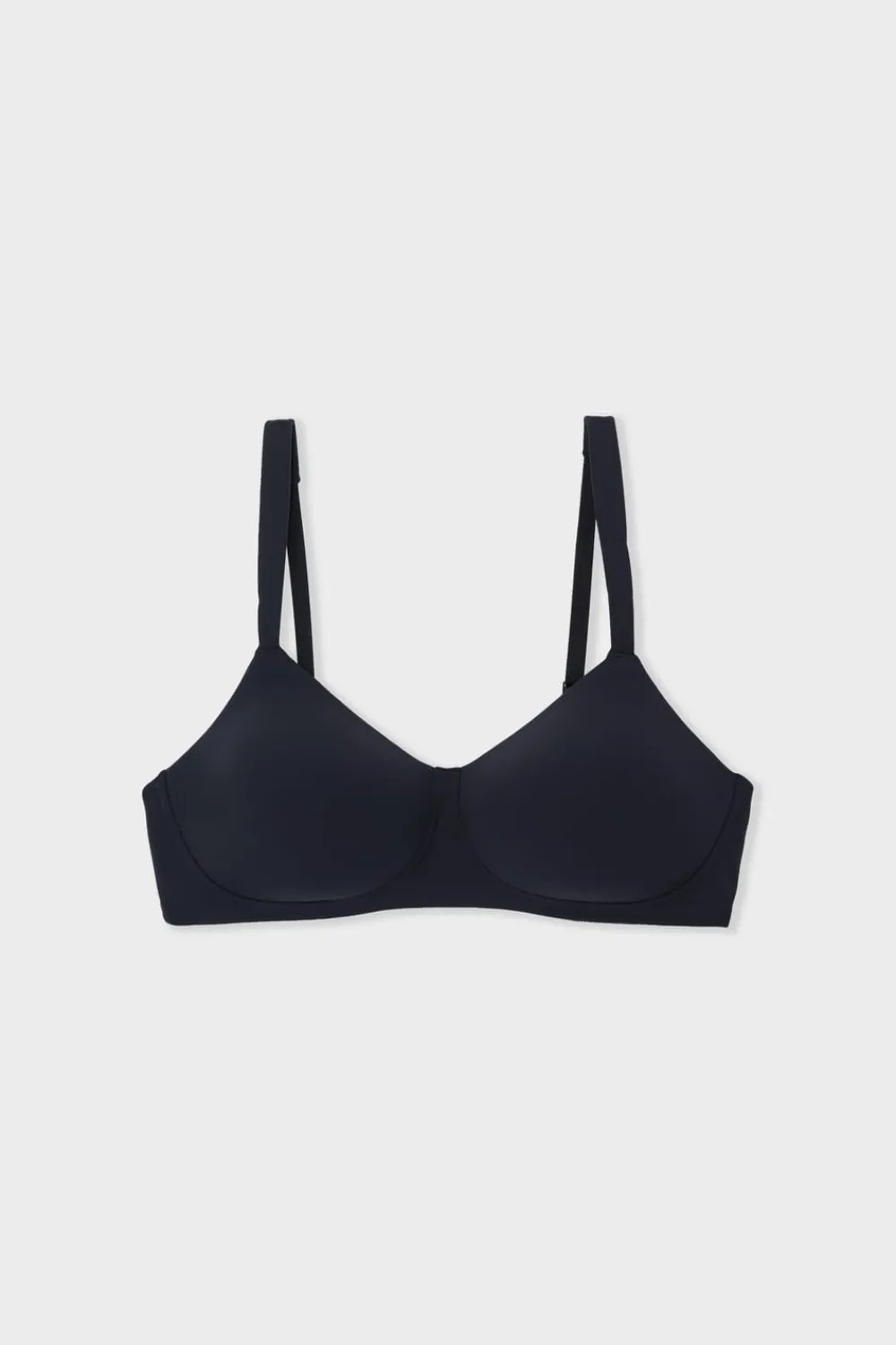 Discount ETAM Sujetador con copas finas sin aros post-mastectomía NEGRO