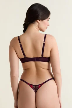 Best ETAM Sujetador con estampado de cerezas MORADO