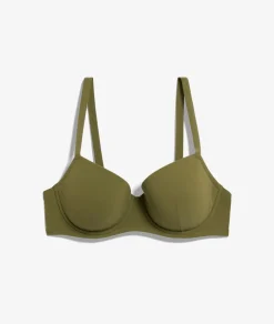 Sale ETAM Sujetador de bikini de copa fina KAKI