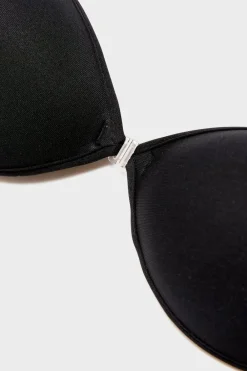 Discount ETAM Sujetador de microfibra sin tirantes NEGRO