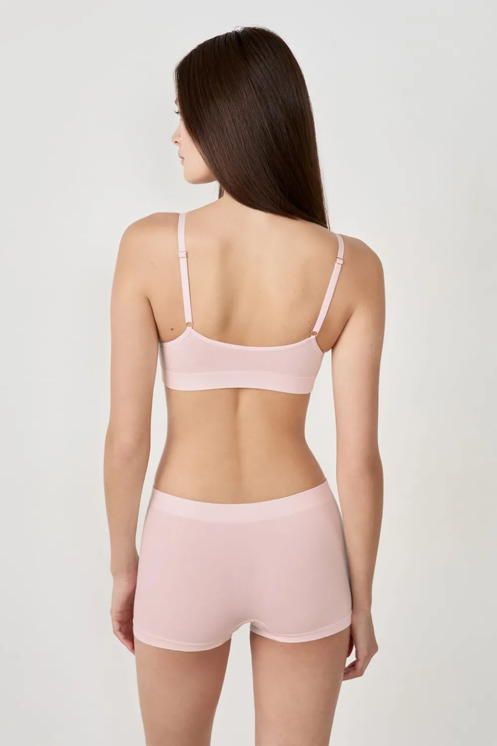 Best ETAM Sujetador de máximo confort de algodón ROSA
