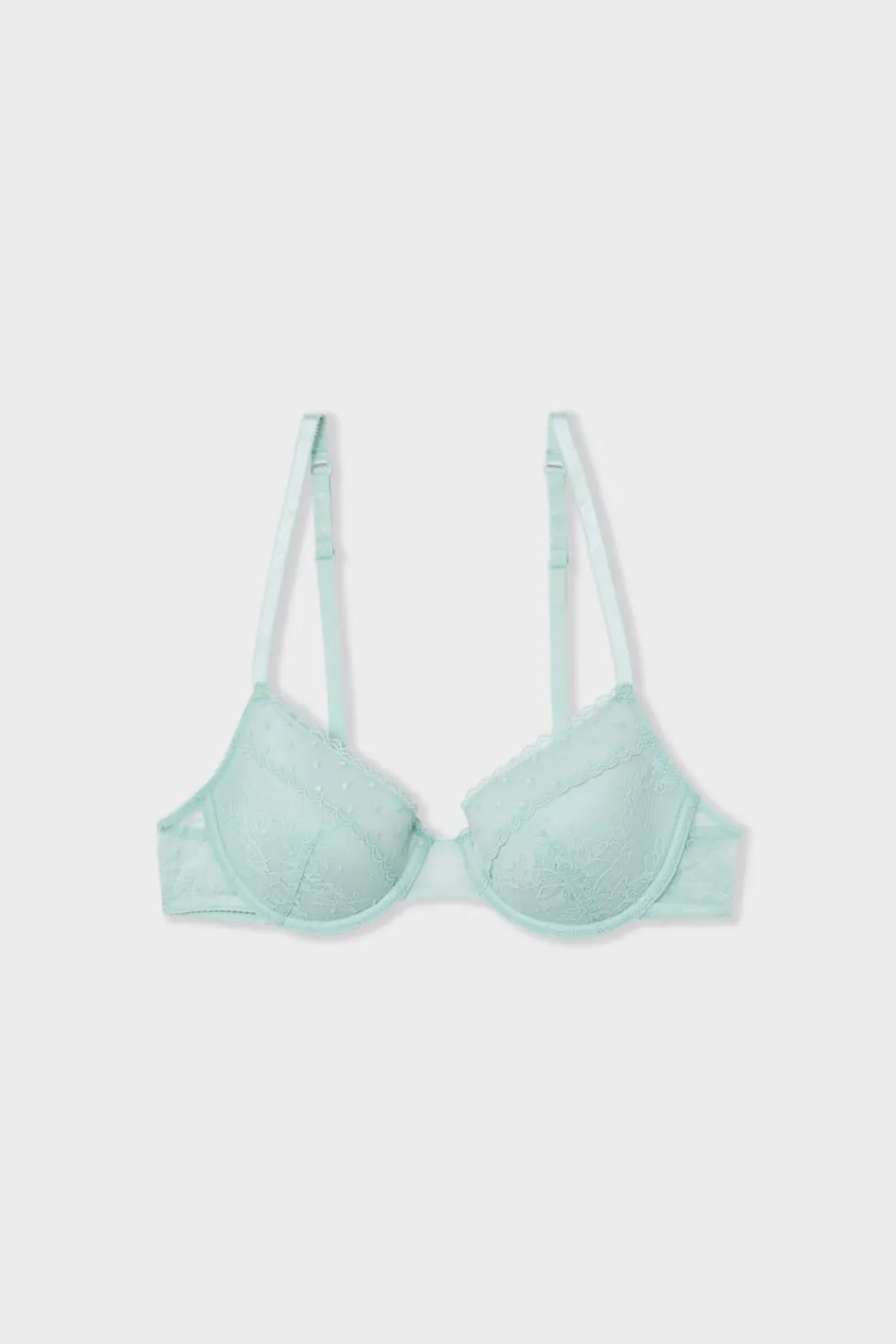 Discount ETAM Sujetador N.º 4 - Copas finas AZUL VERDOSO