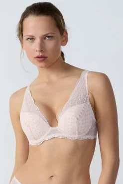 Outlet ETAM Sujetador Nº 3 - El triángulo push-up ROSA P&Aacute;LIDO