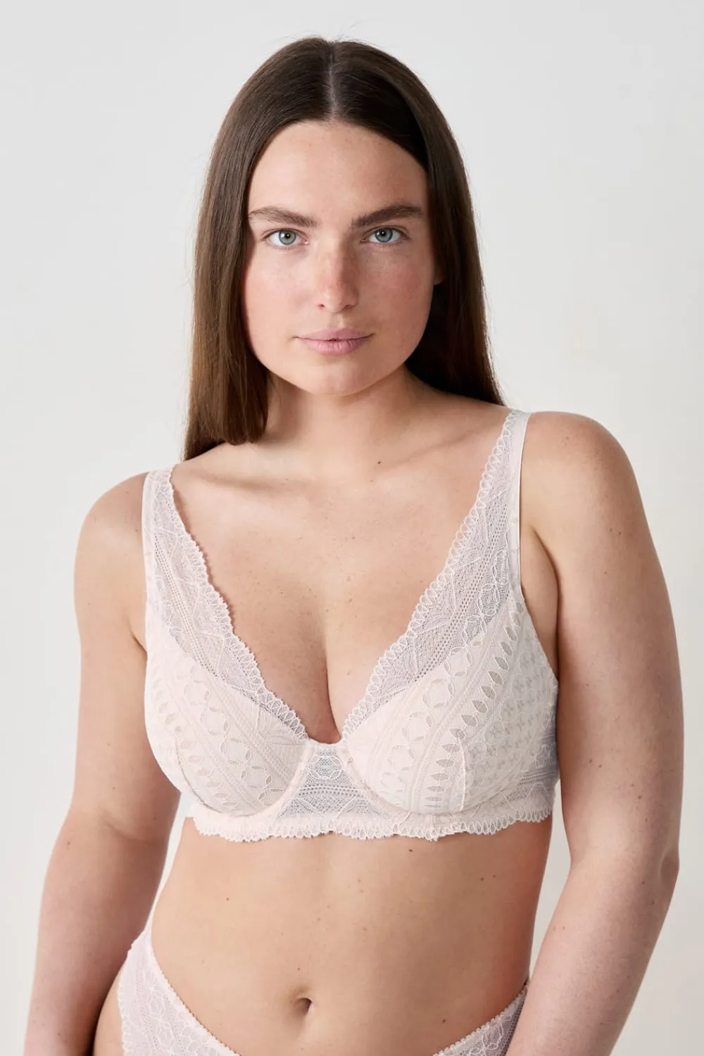 Outlet ETAM Sujetador Nº 3 - El triángulo push-up ROSA PÁLIDO
