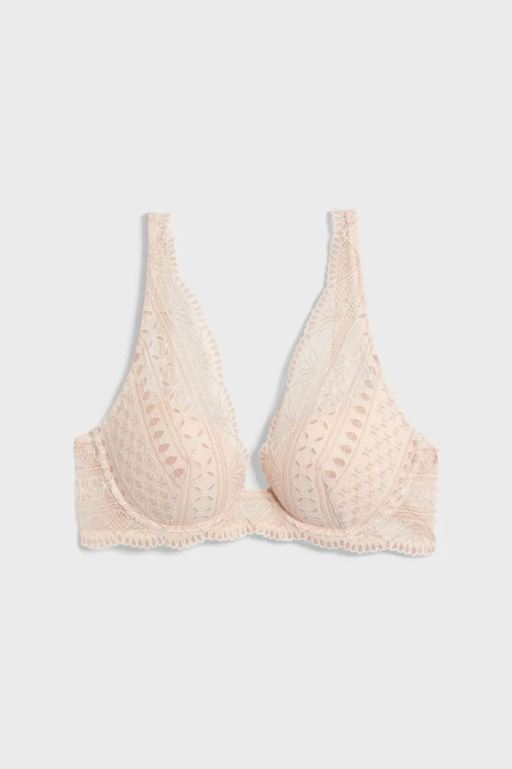 Outlet ETAM Sujetador Nº 3 - El triángulo push-up ROSA PÁLIDO