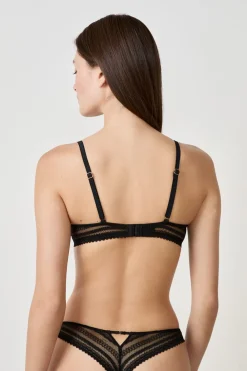 Clearance ETAM Sujetador N. 2 - Push-up escote pronunciado NEGRO