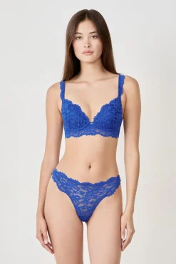New ETAM Sujetador N. 2 - Push-up escotado &Iacute;NDIGO