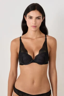 Online ETAM Sujetador N. 3 - Push-up foulard NEGRO