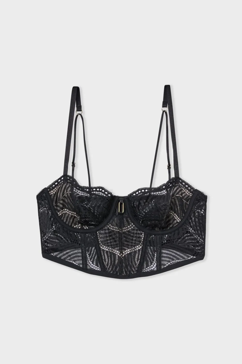 Clearance ETAM Sujetador N.9 - Balconnet bustier NEGRO