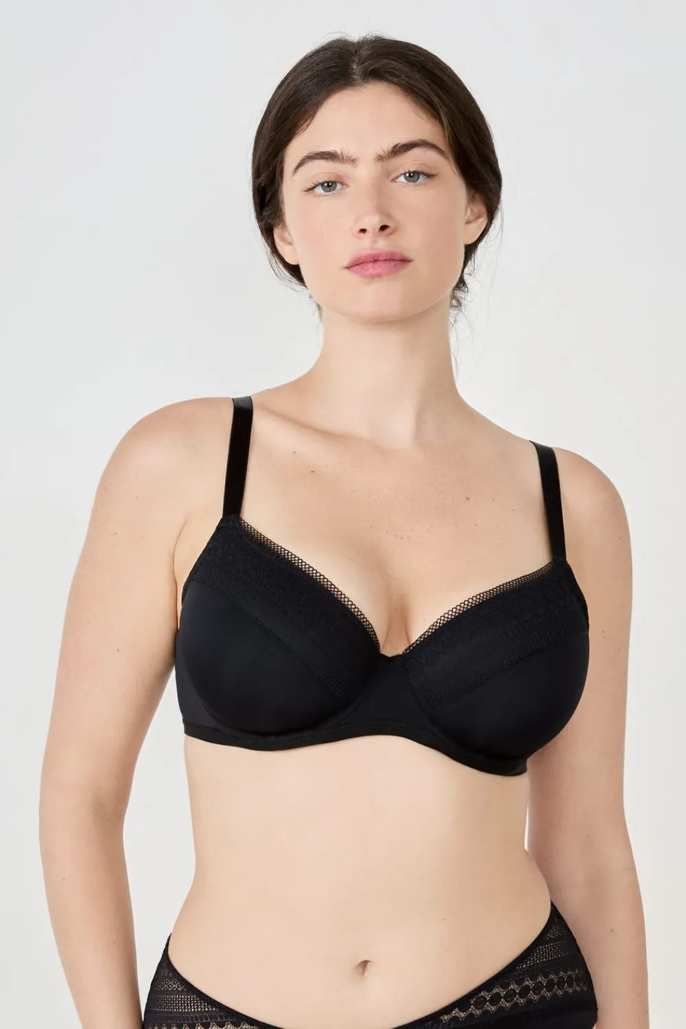 Clearance ETAM Sujetador N.4 - Copa fina NEGRO
