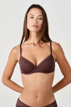 Hot ETAM Sujetador N.4 - Copa fina CHOCOLATE