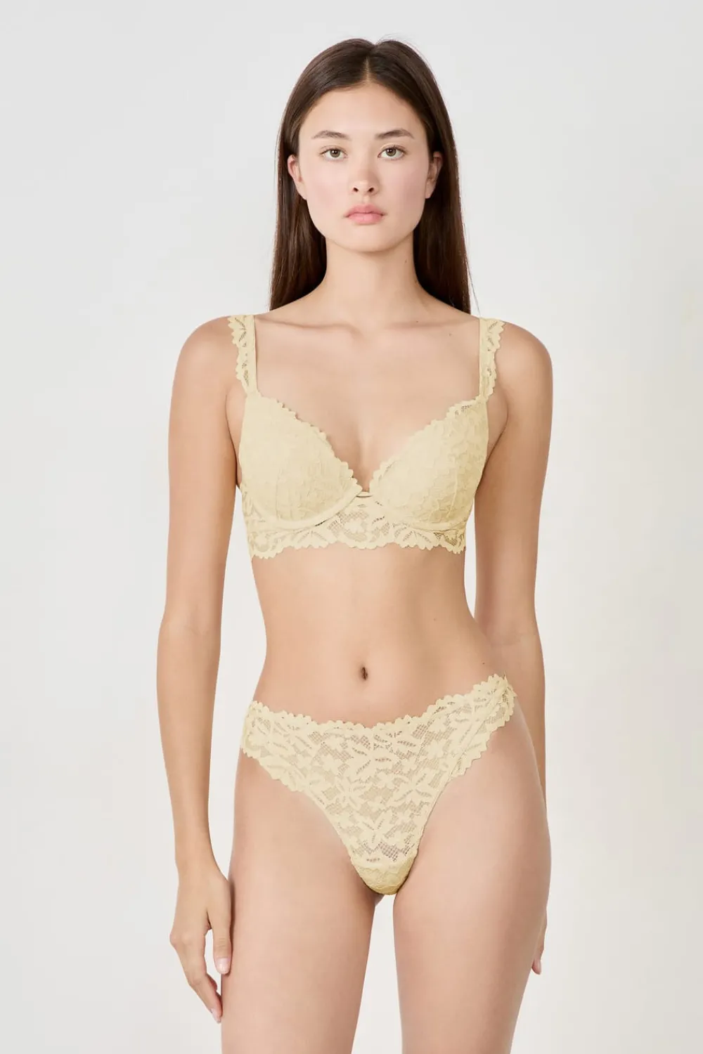 Discount ETAM Sujetador N.2 - Push-up escotado VAINILLA