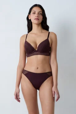 Outlet ETAM Sujetador push-up CHOCOLATE
