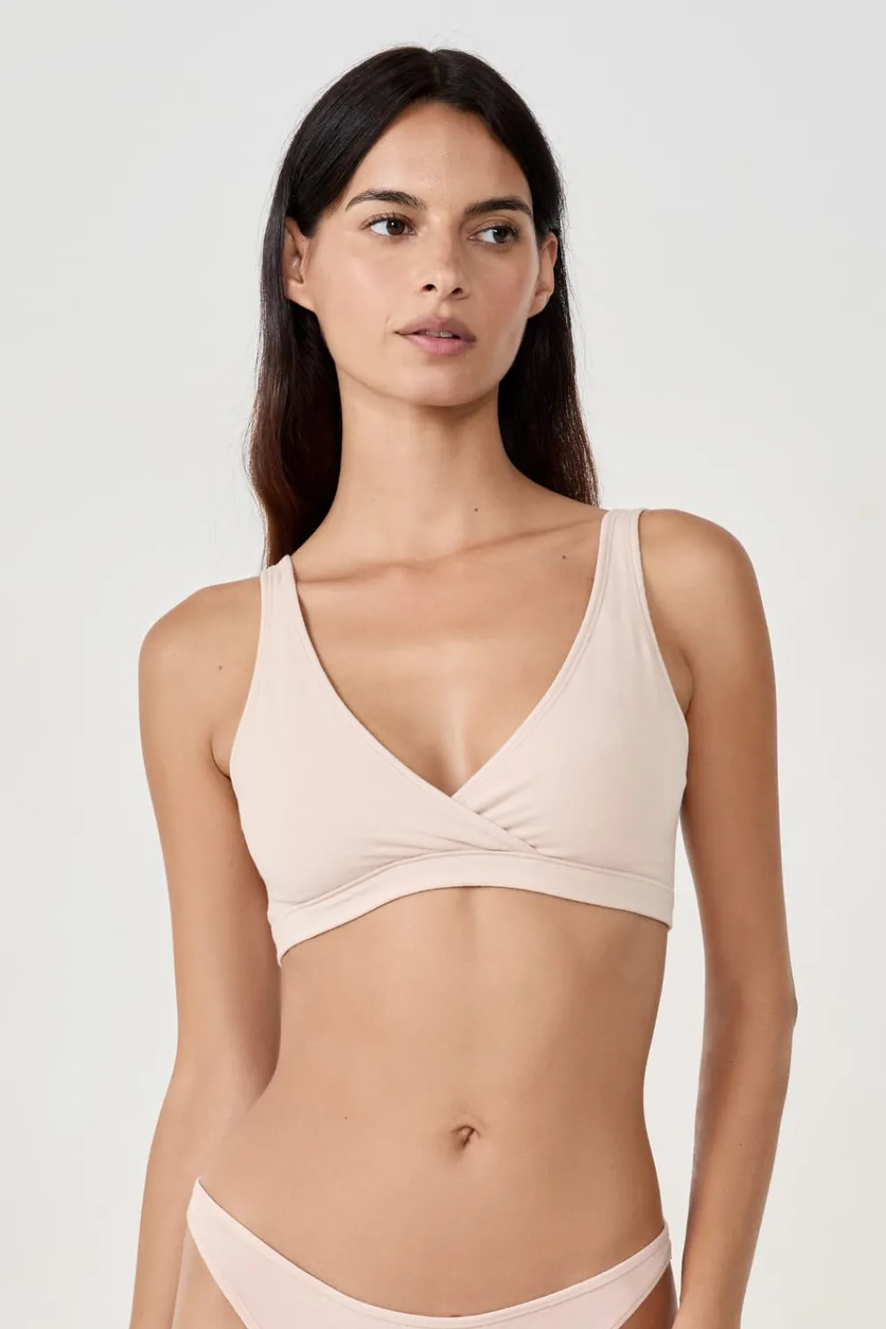 Sale ETAM Sujetador reversible de algodón orgánico elástico PIEL