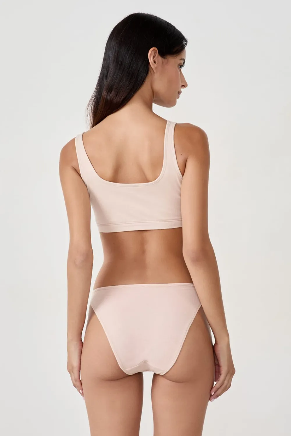 Sale ETAM Sujetador reversible de algodón orgánico elástico PIEL