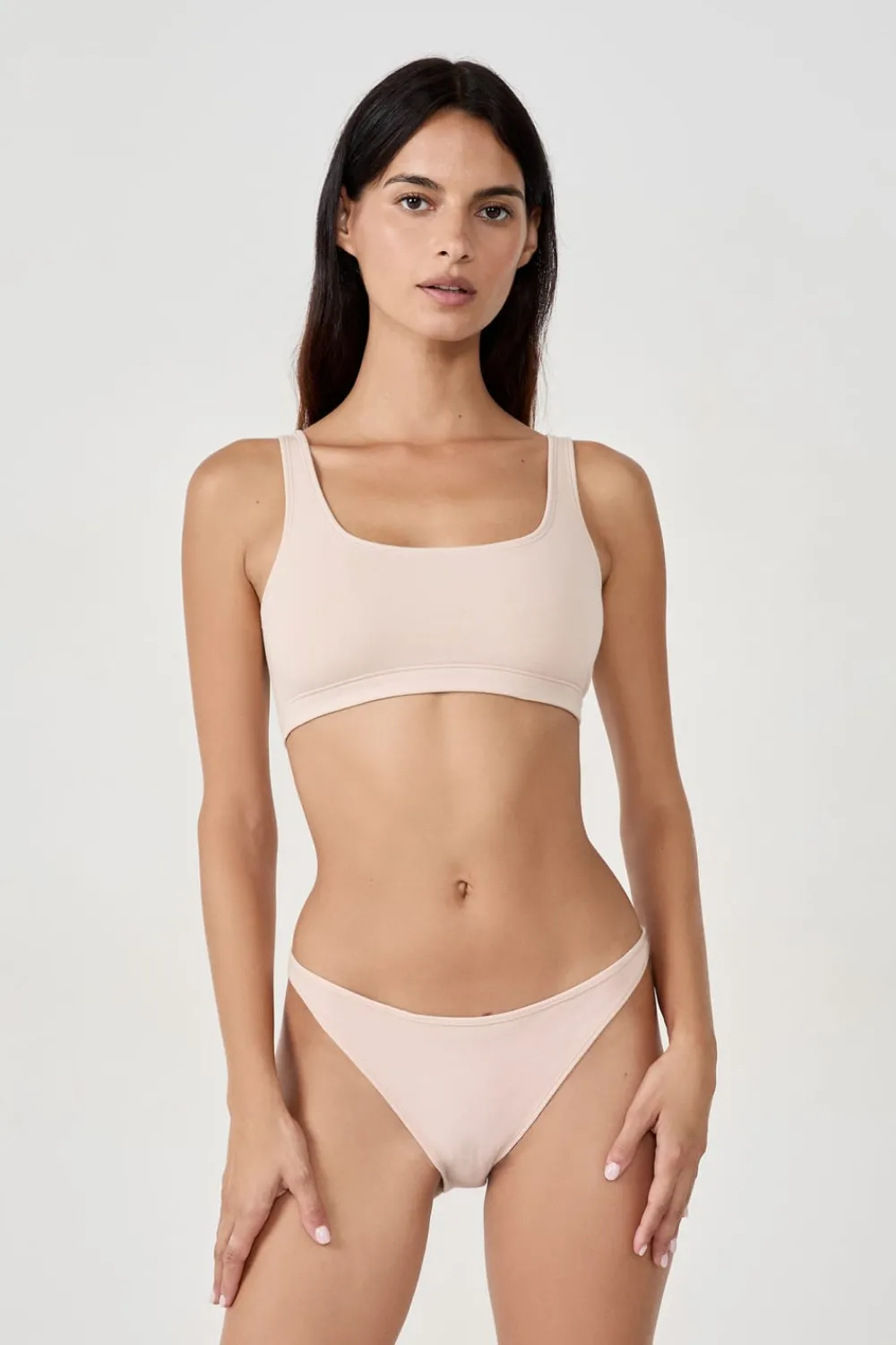 Sale ETAM Sujetador reversible de algodón orgánico elástico PIEL