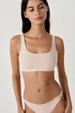 Sale ETAM Sujetador reversible de algodón orgánico elástico PIEL