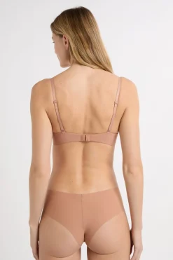 Online ETAM Sujetador sin aros de copas finas de microfibra ROSA NUDE