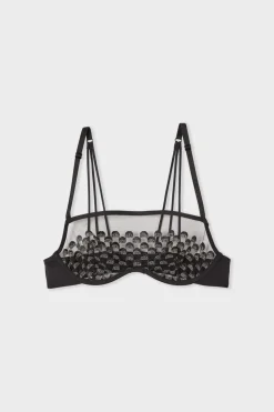 Sale ETAM Sujetador sin aros de encaje NEGRO