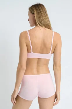 Best ETAM Sujetador sin aros de microfibra ROSA